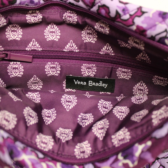 Vera Bradley Triple-Zip Crossbody - Lilac Paisley - Picture 4 of 4